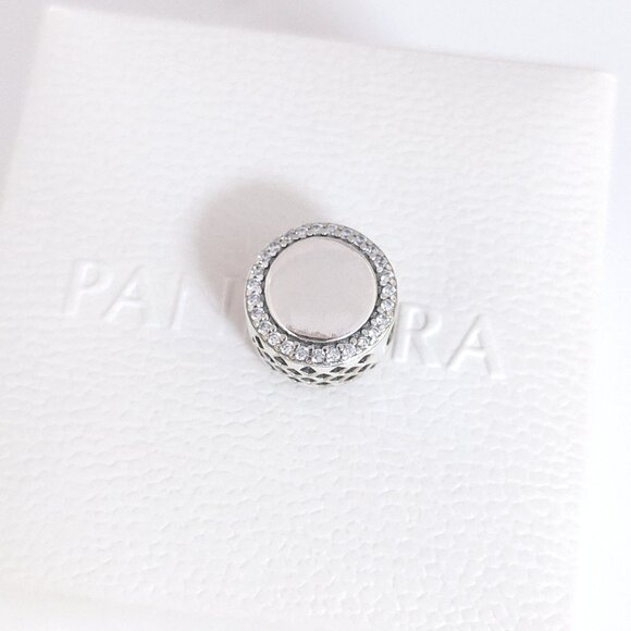 Pandora Engravable Soccer Charm Bead S925 Silver with box - Picture 5 of 8